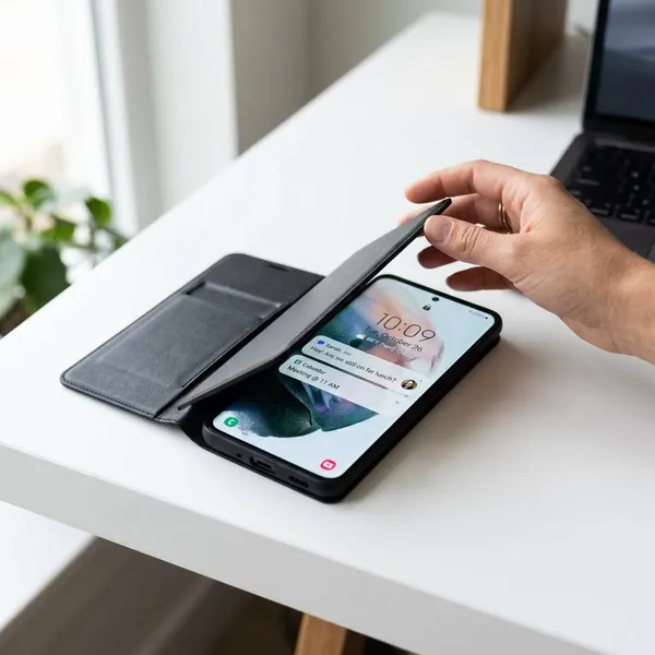 Smart Cover Funktion Schritt für Schritt testen