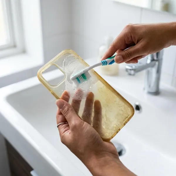 Vergilbte Handyhülle wieder durchsichtig bekommen